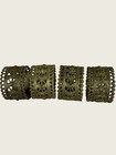 Vintage Set Of 4 Brass Filigree Napkin Rings 1 5   