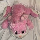 Dan Dee Pink Cat Plush 22    Long Laying Kitty Sparkle Eyes Stuffed Animal Toy