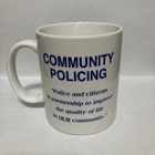 Vintage Martinsville Police Department Coffee Cup Ceramic