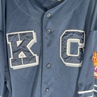 Nlbm Negro League Baseball Jersey Blue Kansas City Monarchs Big   Tall- Men s 5x