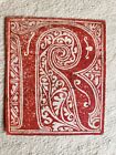 Incunabula 15th Century Missal   Psalter 10 Cut Out Initials Antique