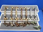 Brass 5 Vintage Window Sash Lock Latch Handles 2 Chrome Home Repair  T