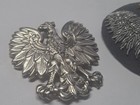 Patch Patch Police Poland 2 Cap Badge Badge-metal-hand Embroidered Old