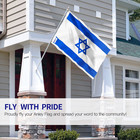 Anley Fly Breeze 3x5 Foot Israel Flag - 3 X 5 Ft  - 68d Polyester
