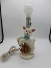 Rare Vintage 1940s Wales Japan Little Lamb Nursery Lamp With Shade