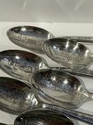 1939 Spoon Set Of 8 New York Worlds Fair Building Silver Plate Spoons T1