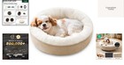 25in Round Donut Pet Bed For Cats   Dogs  Soft Suede  Washable  Anti-slip