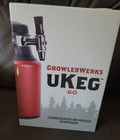 Growler Werks Ukeg Go 64oz Craft Beverage Carbinated Tap Dispenser Red Travel