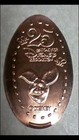 Piglet Winnie The Pooh Pressed Penny     Disneyland 25th Anniversary Limited
