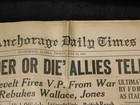 July 16 1943 Anchorage Alaska Newspaper Ww2 Surrender Or Die Allies Tell Italy