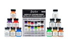 Angelus Acrylic Leather Paint Metallic   Pearlescent Kit  all 12 Colors   1 Oz 