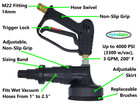 Pressure Washer Accessory  Wet Vacuum Attachment  Indoor Surface Cleaning Tool