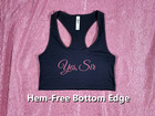 Yes Sir Crop Top Slutty Shirt