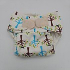 3 Thirsties All-in-one One Size Cloth Diapers Unisex Boys Girls Owls Trees Plaid