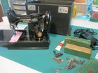 Singer Featherweight Sewing Machine With Attachments And Case Serviced