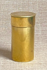 Antique C1840 Rose Heavy Brass Microscope Empty Lens Box Canister Case London