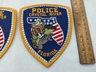 Crystal River  Police Florida Collectable Patch Set New Full Size
