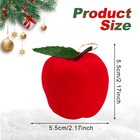 12pcs Christmas 5 5cm Red Apple Ornaments Christmas Tree Decoration Xmas Party