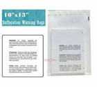 300 10x13 Self Seal Suffocation Warning Clear Poly Bags 1 5 Mil -st Shipmailers