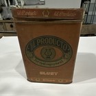 El Producto Cigars Vintage Metal Tin Canister Box  blunt  Collectible 1920-1930
