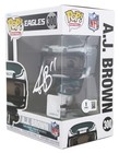 Eagles A j  Brown Authentic Signed  300 Funko Pop Vinyl Figure Bas Witnessed