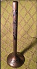 Antique Heintz Arts And Crafts Metal Sterling On Brass Bud Vase 11 75  Tall Art