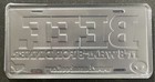 Beef It s What s For Dinner Metal License Plate - Blue Raised Letters Eat Beef