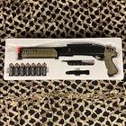 New Tactical Force Tri-shot Spring Airsoft Shotgun - Black tan  2278994 