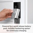 New Sealed Ring Battery Doorbell Plus 1536p Wifi Video Satin Nickel Latest Model