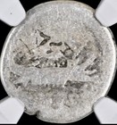 Marc Antony Silver Denarius 30bc Roman Imperatorial Ngc Graded Legionary Genuine