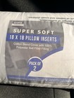 Utopia Bedding 18x18 Pillow Inserts Pack Of 2 White Square Throw Pillow Stuffers