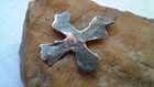 Antique Late Viking Age C  1100s Byzantine Orthodox Cross Of Scandinavian Type