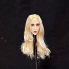 1 6 Female Gold Hair Sexy Beauty Girl Head Sculpt Carved Model For 12 figure