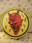 Vintage Halloween Devil Tambourine Noise Maker By Kirchhof