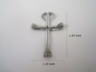 Pre Bent Horseshoe Nails   3 5 For Disciples Cross Necklace 20 Tops 20 Bottoms