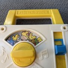 Vintage 1981 Fisher Price  over The Rainbow  Wind-up Music Box Radio Toy Works