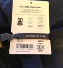 Athleta Girl Xs   6 Polartec Stash Pocket Tight Leggings Gray Heather Nwt