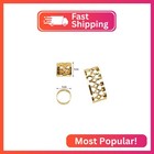 100 Pcs Dreadlocks Beads Hair Braid Rings Metal Cuffs Aluminum Dread Locks For W