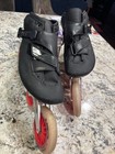 Bont Luna Inline Speed Skates Size 10 Black 110mm Wheels Abec7 - 2pf 6061 13 2 