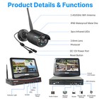 Hiseeu 5mp 10ch Nvr Wireless Wifi Security Camera System Kit For Home Outdoor