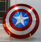 In Us  Marvel 75th Anniversary Captain America Shield Alloy Metal 1 1 Cos Prop