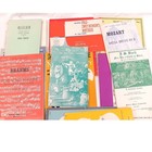 Vintage Sheet Music Collection Piano Guitar Violin Clarinet Music Books Lot 15