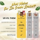 High-protein Ice Cream Mix - Chocolate  Vanilla    Strawberry Sugar Free Ice 