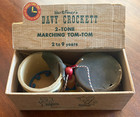 Disney Davy Crockett Tom-tom Drums Original Box