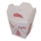 Pack Of 15 Chinese Take Out Boxes Pagoda 8 Oz   Half Pint Party Favor And Food