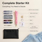 Hotfix Rhinestone Applicator Kit For Clothing Craft Ab Crystal Tool Set 500 Pcs