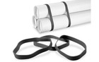 Large Industrial Office Black Rubber Bands Heavy Duty 7  X 5 8    Pack Of 6