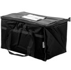 Two Insulated Black Catering Delivery Food Full Pan Carrier Hot Cold Cooler Bag