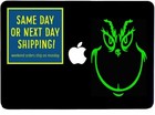 8 Sizes Grinch Face Christmas Car Window Decal Sticker Macbook Laptop Ipad Wall