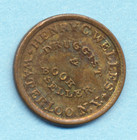 Scarce 1861 Civil War Store Card Token  940a  R3 Book Seller Au  Free Ship